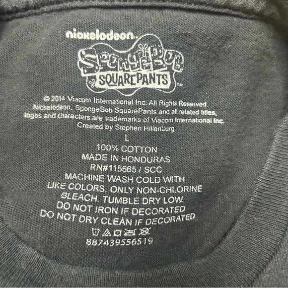 SpongeBob Tee Shirt L Patrick Star Kitty Cat Space Travel Nickelodeon - Picture 5 of 5